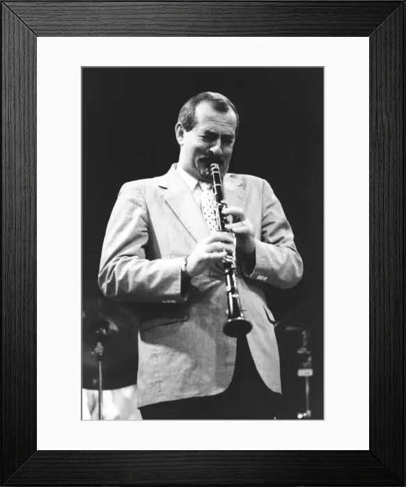Framed Print : Kenny Davern, c1995. Creator: Brian Foskett Framed Print : Kenny Davern, c1995. Creator: Brian Foskett