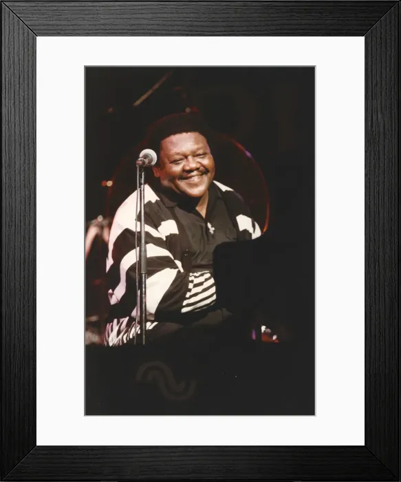 Framed Print : Fats Domino, Jazz Mecca, Mstricht, Belgium, 1992. Creator: Brian Foskett Framed Print : Fats Domino, Jazz Mecca, Mstricht, Belgium, 1992. Creator: Brian Foskett