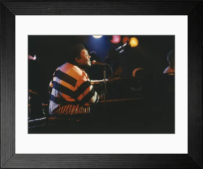 Framed Print : Fats Domino, Jazz Mecca, Mstricht, Belgium, 1992. Creator: Brian Foskett Framed Print : Fats Domino, Jazz Mecca, Mstricht, Belgium, 1992. Creator: Brian Foskett
