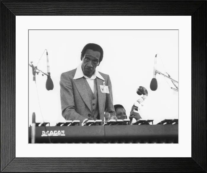 Framed Print : Milt Jackson, Capital Radio Jazz Festival, Alexandra Palace, London, 1979 Framed Print : Milt Jackson, Capital Radio Jazz Festival, Alexandra Palace, London, 1979