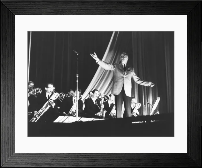 Framed Print : Stan Kenton, UK Tour, 1964. Creator: Brian Foskett Framed Print : Stan Kenton, UK Tour, 1964. Creator: Brian Foskett