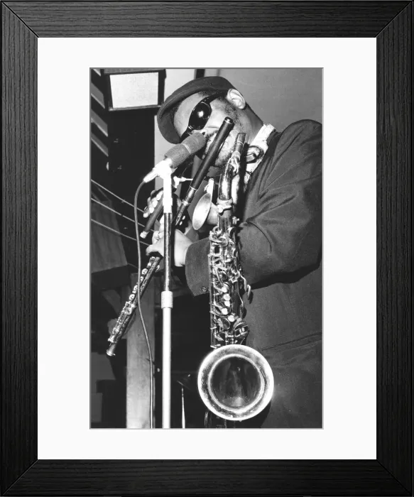 Framed Print : Roland Kirk, Black Prince, Bexley, London, 1967. Creator: Brian Foskett Framed Print : Roland Kirk, Black Prince, Bexley, London, 1967. Creator: Brian Foskett