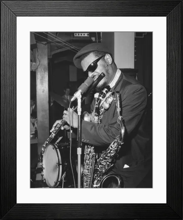Framed Print : Roland Kirk, Black Prince, Bexley, London, 1967. Creator: Brian Foskett Framed Print : Roland Kirk, Black Prince, Bexley, London, 1967. Creator: Brian Foskett