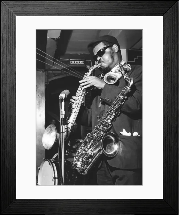 Framed Print : Roland Kirk, Black Prince, Bexley, London, 1967. Creator: Brian Foskett Framed Print : Roland Kirk, Black Prince, Bexley, London, 1967. Creator: Brian Foskett