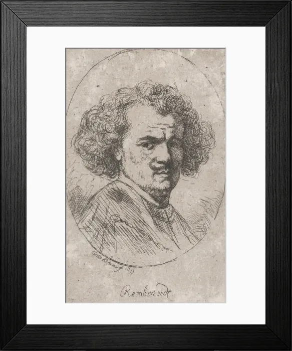 Framed Print : Portrait of Rembrandt, 1859. Creator: Charles Blanc Framed Print : Portrait of Rembrandt, 1859. Creator: Charles Blanc