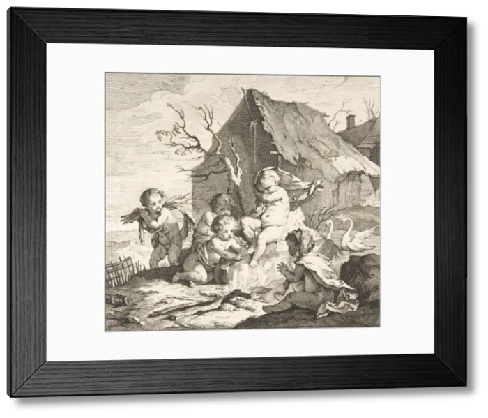 Framed Print : Winter. Creator: Pierre Alexandre Aveline Framed Print : Winter. Creator: Pierre Alexandre Aveline