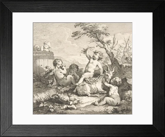 Framed Print : Fall. Creator: Charles-Joseph Natoire Framed Print : Fall. Creator: Charles-Joseph Natoire