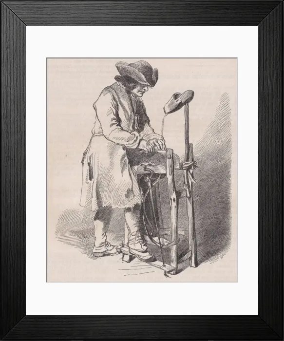 Framed Print : Musee du Louvre;collection des dessins, Le Remouleur Framed Print : Musee du Louvre;collection des dessins, Le Remouleur