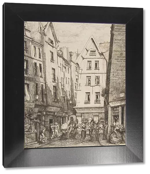 Rue Pirouette aux Halles (Rue Pirouette aux Halles, Paris, after Laurence), 1860