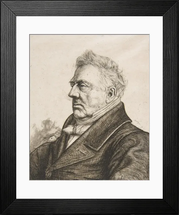 Framed Print : The Breton archaeologist Louis Jacques Marie Bizeul, after a photograph, 1861 Framed Print : The Breton archaeologist Louis Jacques Marie Bizeul, after a photograph, 1861