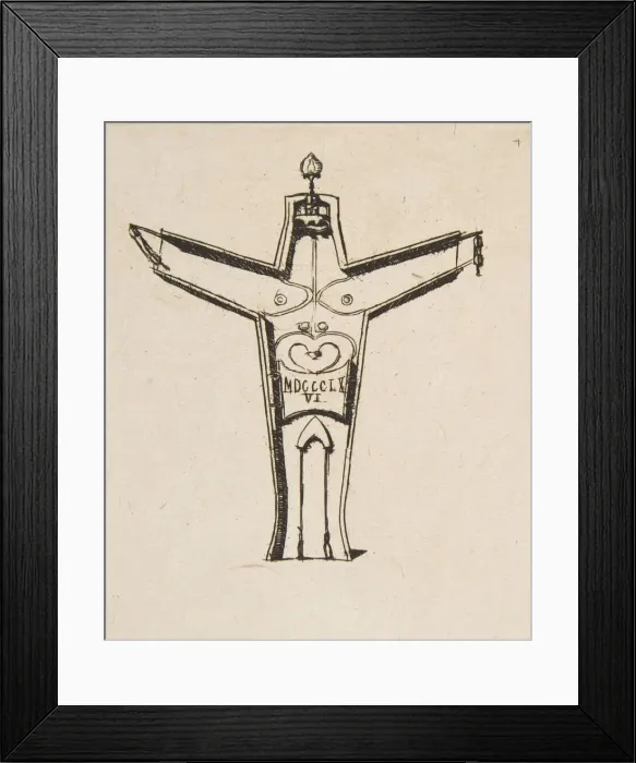 Framed Print : Lunar Law, No 2, 1866. Creator: Charles Meryon Framed Print : Lunar Law, No 2, 1866. Creator: Charles Meryon