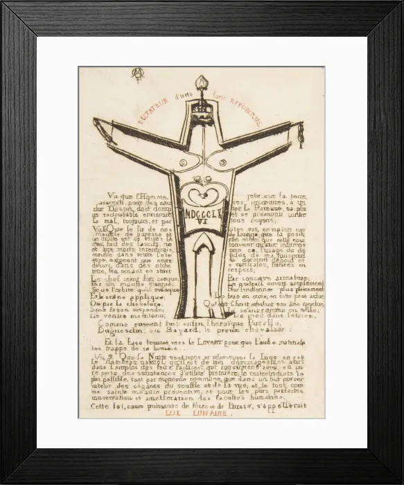 Framed Print : Lunar Law, No. 2, 1866. Creator: Charles Meryon Framed Print : Lunar Law, No. 2, 1866. Creator: Charles Meryon