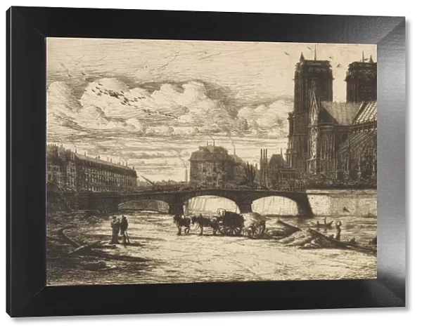 The Apse of Notre-Dame, Paris, 1854. Creator: Charles Meryon