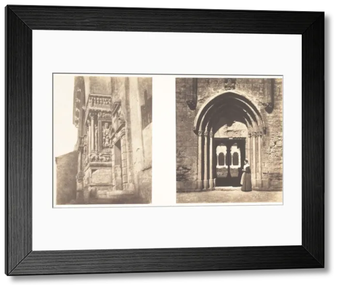 Framed Print : Profil du Portail;Entree Du Cloitre, Arles, Eglise Metropolitaine de Saint-Trophime Framed Print : Profil du Portail;Entree Du Cloitre, Arles, Eglise Metropolitaine de Saint-Trophime