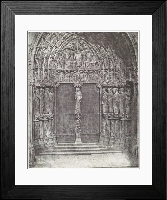 Framed Print : Chartres Cathedral, Central Portal of the South Transept; The Last Judgment, 1855 Framed Print : Chartres Cathedral, Central Portal of the South Transept; The Last Judgment, 1855