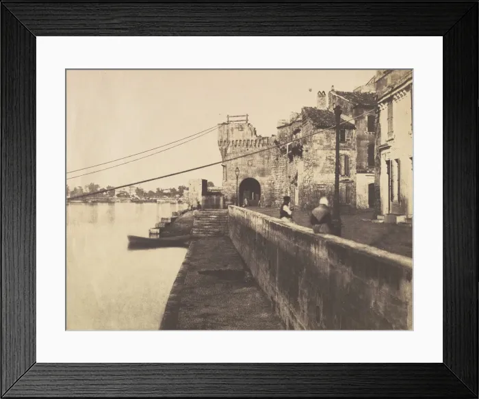 Framed Print : Arles, Porte des Chataignes, 1852. Creator: Charles Negre Framed Print : Arles, Porte des Chataignes, 1852. Creator: Charles Negre