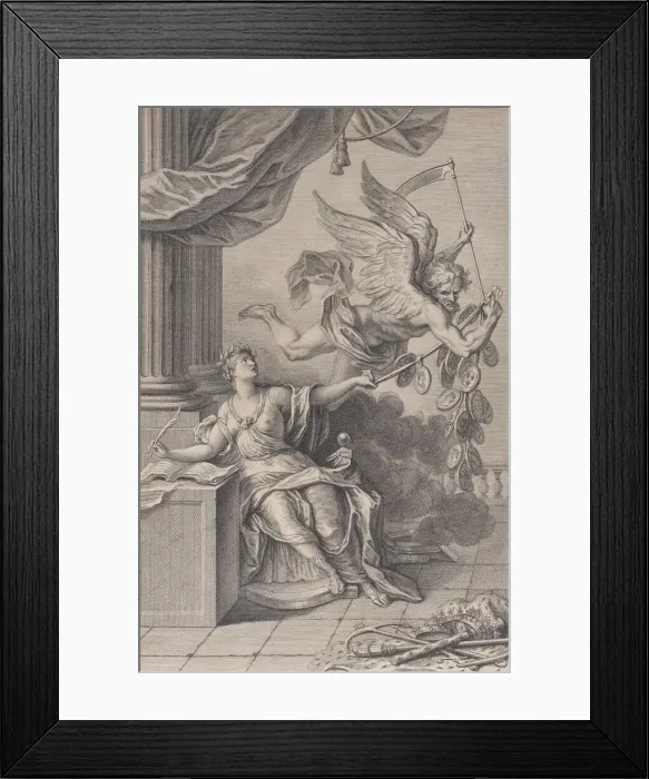 Framed Print : The Story that Stops Time (L Histoire qui arrete le temps), 1708-54 Framed Print : The Story that Stops Time (L Histoire qui arrete le temps), 1708-54