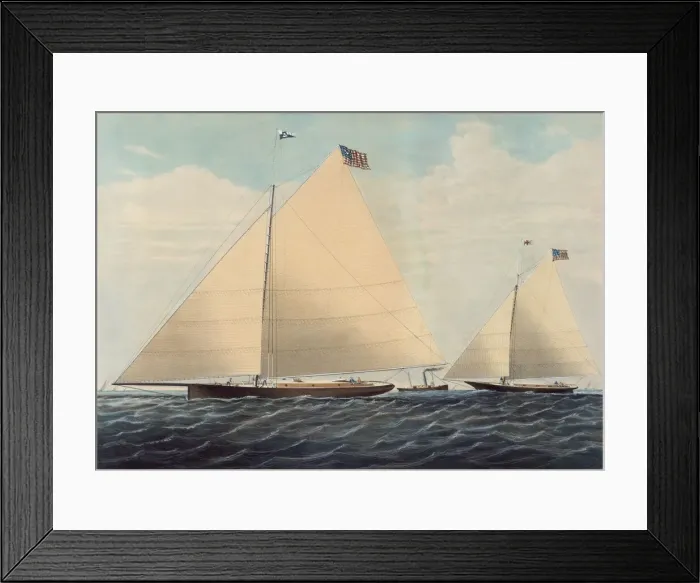 Framed Print : Cutter Yacht Scud'of Philadelphia - Modelled by Robert L. Stevens, Esq. 1855 Framed Print : Cutter Yacht Scud'of Philadelphia - Modelled by Robert L. Stevens, Esq. 1855