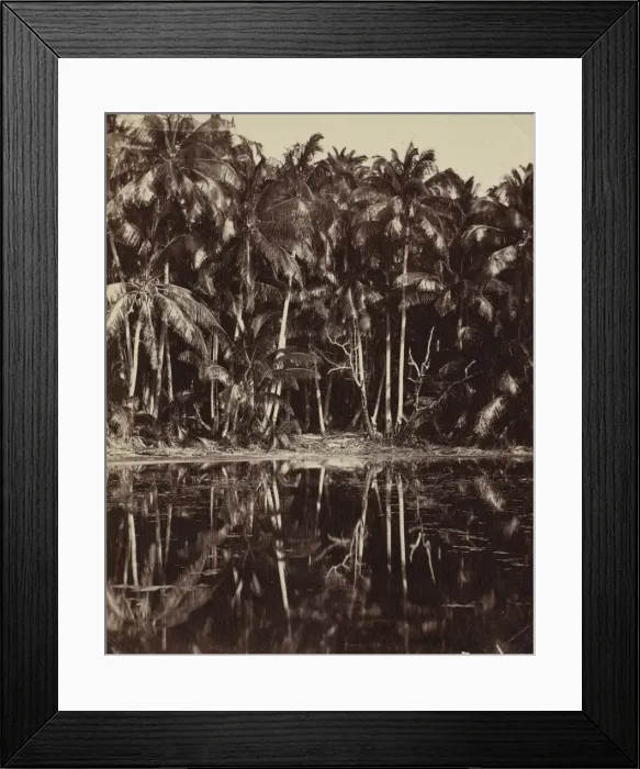 Framed Print : Tetiaroa - Un lagon des Paumotu, 1880s or 1890s. Creator: Charles Spitz Framed Print : Tetiaroa - Un lagon des Paumotu, 1880s or 1890s. Creator: Charles Spitz