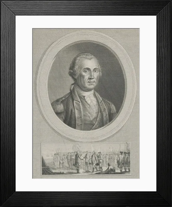 Framed Print : General Washington, ca. 1794. Creator: Thomas Holloway Framed Print : General Washington, ca. 1794. Creator: Thomas Holloway