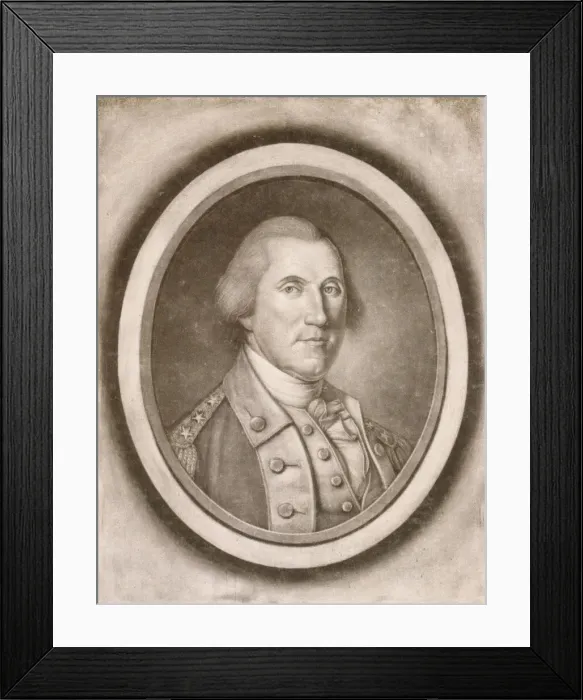 Framed Print : George Washington, 1787. Creator: Charles Willson Peale Framed Print : George Washington, 1787. Creator: Charles Willson Peale