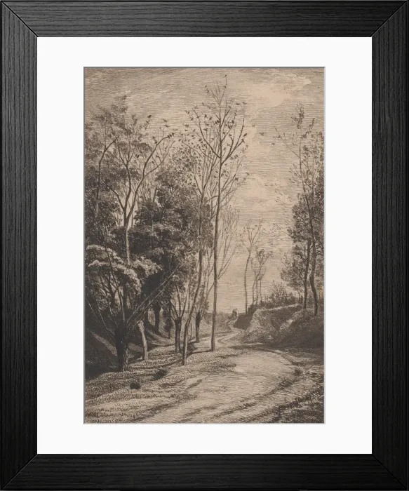 Framed Print : Little Birds, 1850. Creator: Charles Francois Daubigny Framed Print : Little Birds, 1850. Creator: Charles Francois Daubigny