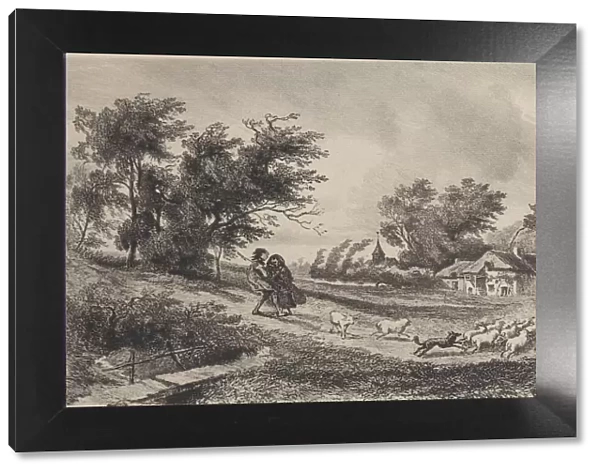 L Orage, 1842. Creator: Charles Francois Daubigny