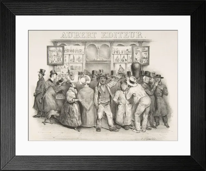 Framed Print : The Publisher Aubert (You must admit the government has a comic appearance), 1831 Framed Print : The Publisher Aubert (You must admit the government has a comic appearance), 1831