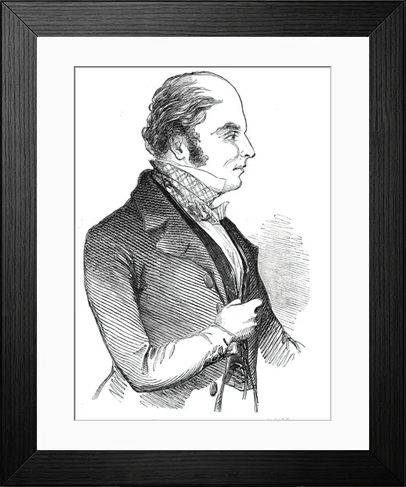 Framed Print : The Earl of Wicklow, 1844. Creator: Unknown Framed Print : The Earl of Wicklow, 1844. Creator: Unknown