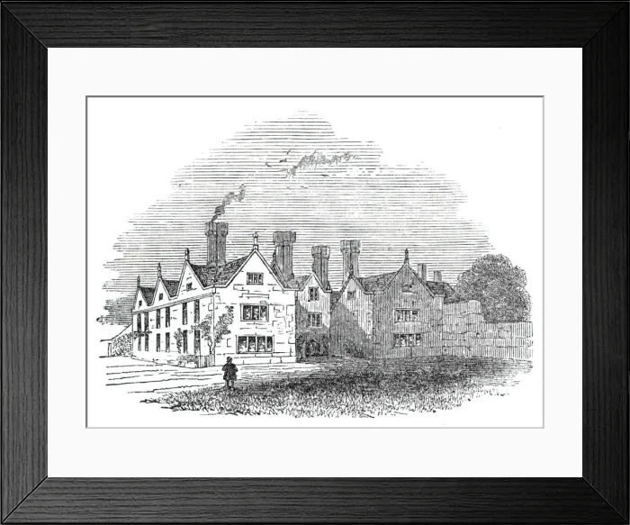 Framed Print : Barton House, Isle of Wight, 1844. Creator: Unknown Framed Print : Barton House, Isle of Wight, 1844. Creator: Unknown