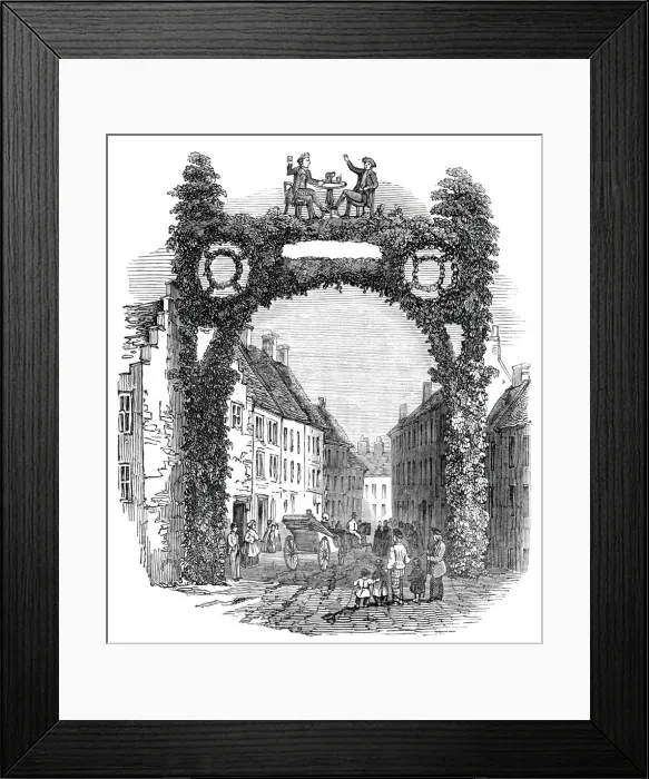 Framed Print : Tam o Shanter Arch, 1844. Creator: Unknown Framed Print : Tam o Shanter Arch, 1844. Creator: Unknown