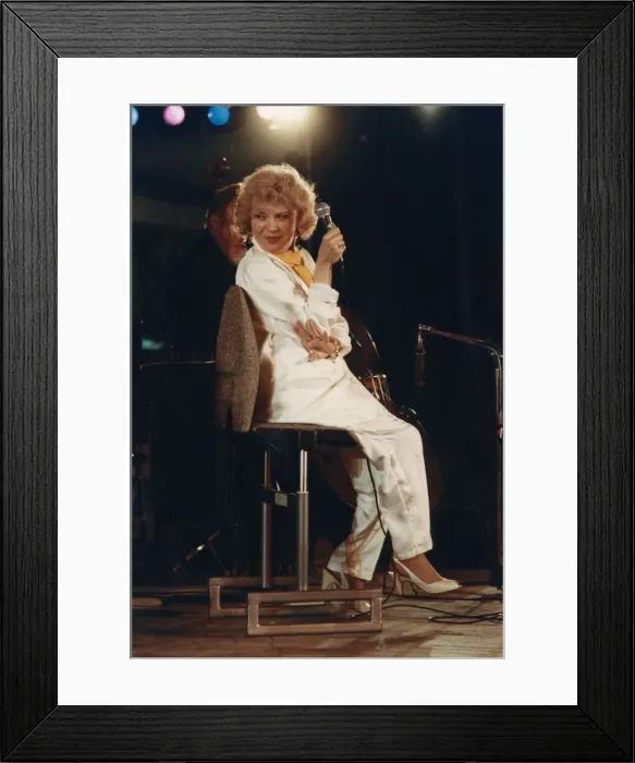 Framed Print : Helen Merrill, North Sea Jazz Festival, The Hague, Netherlands, 1990s Framed Print : Helen Merrill, North Sea Jazz Festival, The Hague, Netherlands, 1990s