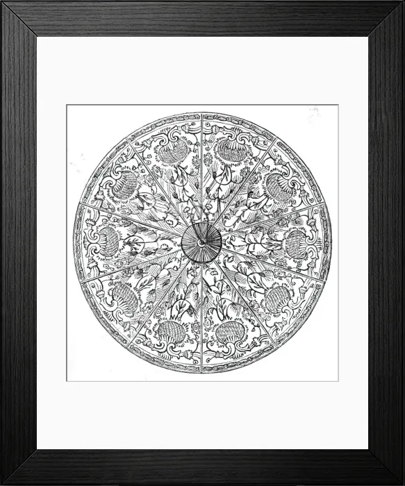 Framed Print : Top of the Parasol, 1844. Creator: Unknown Framed Print : Top of the Parasol, 1844. Creator: Unknown