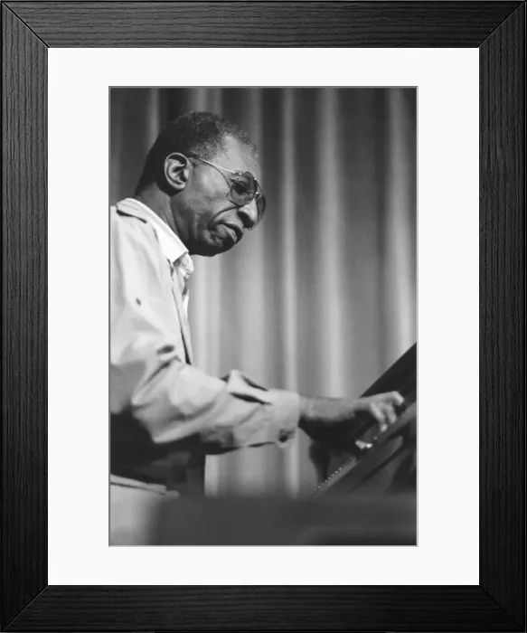 Framed Print : Ronnie Mathews, North Sea Jazz Festival, The Hague, Netherlands, 1992 Framed Print : Ronnie Mathews, North Sea Jazz Festival, The Hague, Netherlands, 1992