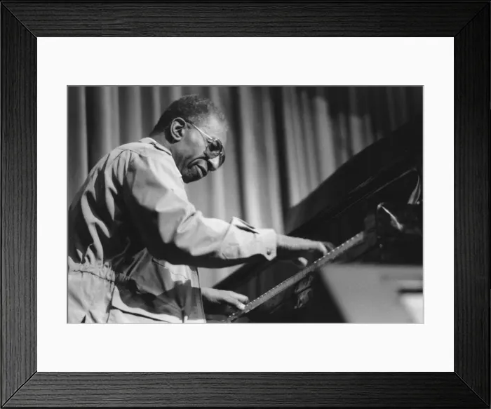 Framed Print : Ronnie Mathews, North Sea Jazz Festival, The Hague, Netherlands, 1992 Framed Print : Ronnie Mathews, North Sea Jazz Festival, The Hague, Netherlands, 1992
