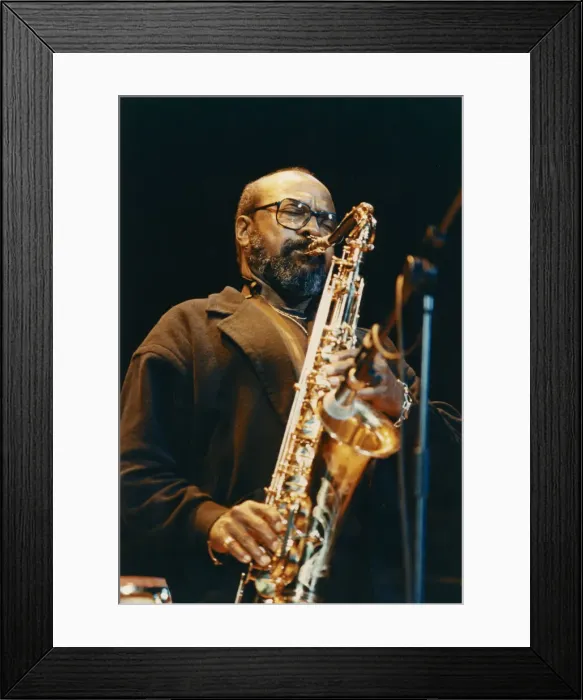 Framed Print : James Moody, 1990. Creator: Brian Foskett Framed Print : James Moody, 1990. Creator: Brian Foskett