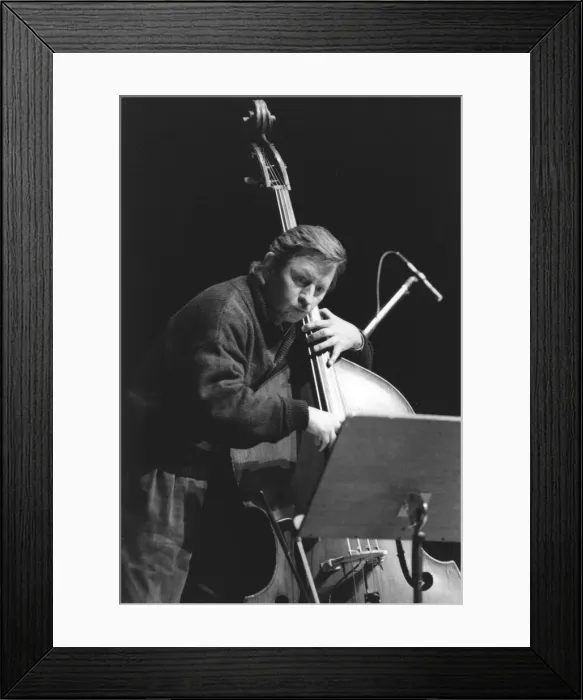 Framed Print : George Mraz, North Sea Jazz Festival, The Hague, Netherlands, 1992 Framed Print : George Mraz, North Sea Jazz Festival, The Hague, Netherlands, 1992