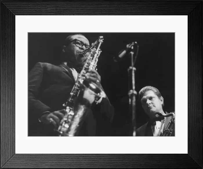 Framed Print : James Moody and Zoot Sims, c1998. Creator: Brian Foskett