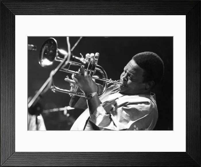 Framed Print : Hugh Masekela, Cambridge, 1993. Creator: Brian Foskett Framed Print : Hugh Masekela, Cambridge, 1993. Creator: Brian Foskett