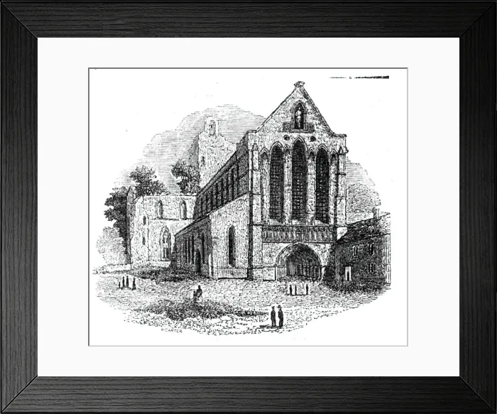 Framed Print : Lanercost Priory, near Naworth, 1844. Creator: Unknown Framed Print : Lanercost Priory, near Naworth, 1844. Creator: Unknown