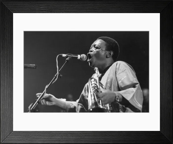 Framed Print : Hugh Masekela, Cambridge, 1993. Creator: Brian Foskett Framed Print : Hugh Masekela, Cambridge, 1993. Creator: Brian Foskett