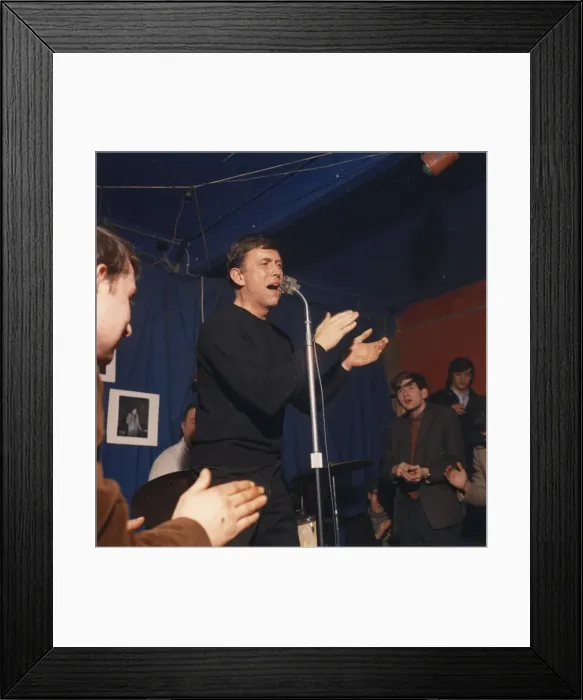 Framed Print : Mark Murphy, Red Lion, Cambridge, 1964. Creator: Brian Foskett Framed Print : Mark Murphy, Red Lion, Cambridge, 1964. Creator: Brian Foskett