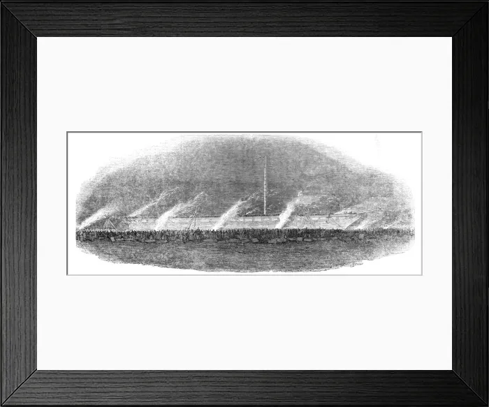 Framed Print : The Great Britain'steam-ship leaving Cumberland Basin, Bristol, 1844 Framed Print : The Great Britain'steam-ship leaving Cumberland Basin, Bristol, 1844