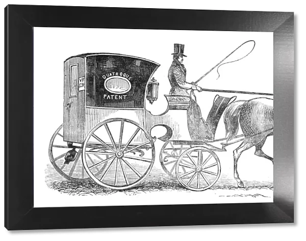 The new patent 'Quartobus'cab, 1844. Creator: Unknown