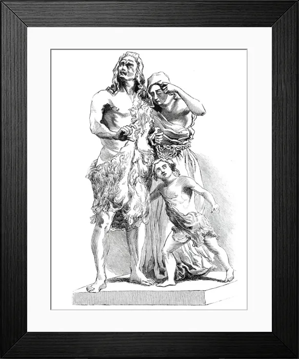 Framed Print : Caractacus before Claudius Caesar, 1844. Creator: Unknown Framed Print : Caractacus before Claudius Caesar, 1844. Creator: Unknown