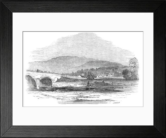 Framed Print : The royal entry into Blair Athol, 1844. Creator: Ebenezer Landells Framed Print : The royal entry into Blair Athol, 1844. Creator: Ebenezer Landells