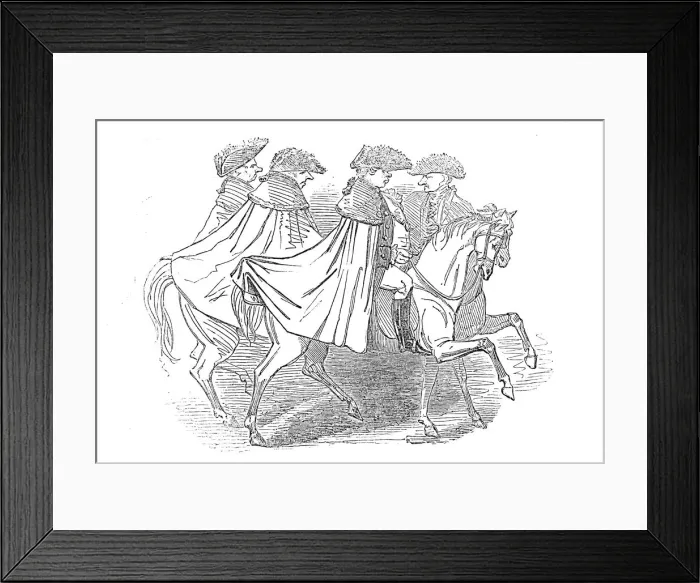 Framed Print : Sketch from the Procession, by a correspondent, 1844. Creator: Unknown Framed Print : Sketch from the Procession, by a correspondent, 1844. Creator: Unknown