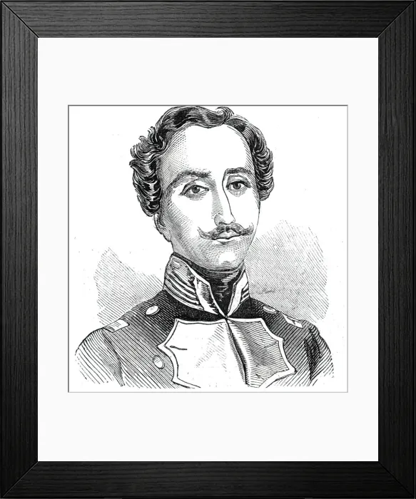 Framed Print : Kalergi, the Greek patriot, 1844. Creator: Unknown Framed Print : Kalergi, the Greek patriot, 1844. Creator: Unknown