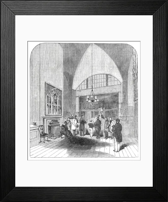 Framed Print : The Chamberlains Office, Guildhall, 1844. Creator: Unknown Framed Print : The Chamberlains Office, Guildhall, 1844. Creator: Unknown