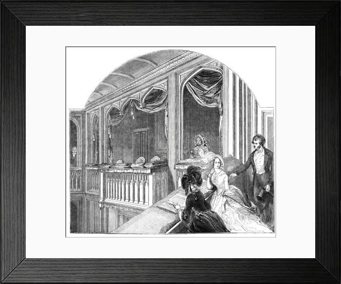 Framed Print : The Royal Chapel, St. James s, 1844. Creator: Unknown Framed Print : The Royal Chapel, St. James s, 1844. Creator: Unknown
